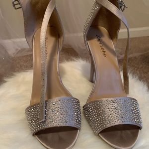 Rhinestone High Heels size 7 1/2